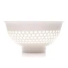 Bowl Mani, Porzellan, weiß, / 270 ml / mit Lochmuster