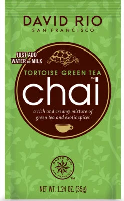 David Rio Tortoise Green Chai Sachets