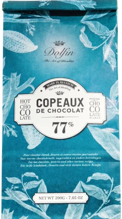 Dolfin Copeaux de Chocolat - Trinkschokolade in Flocken 77% Tüte
