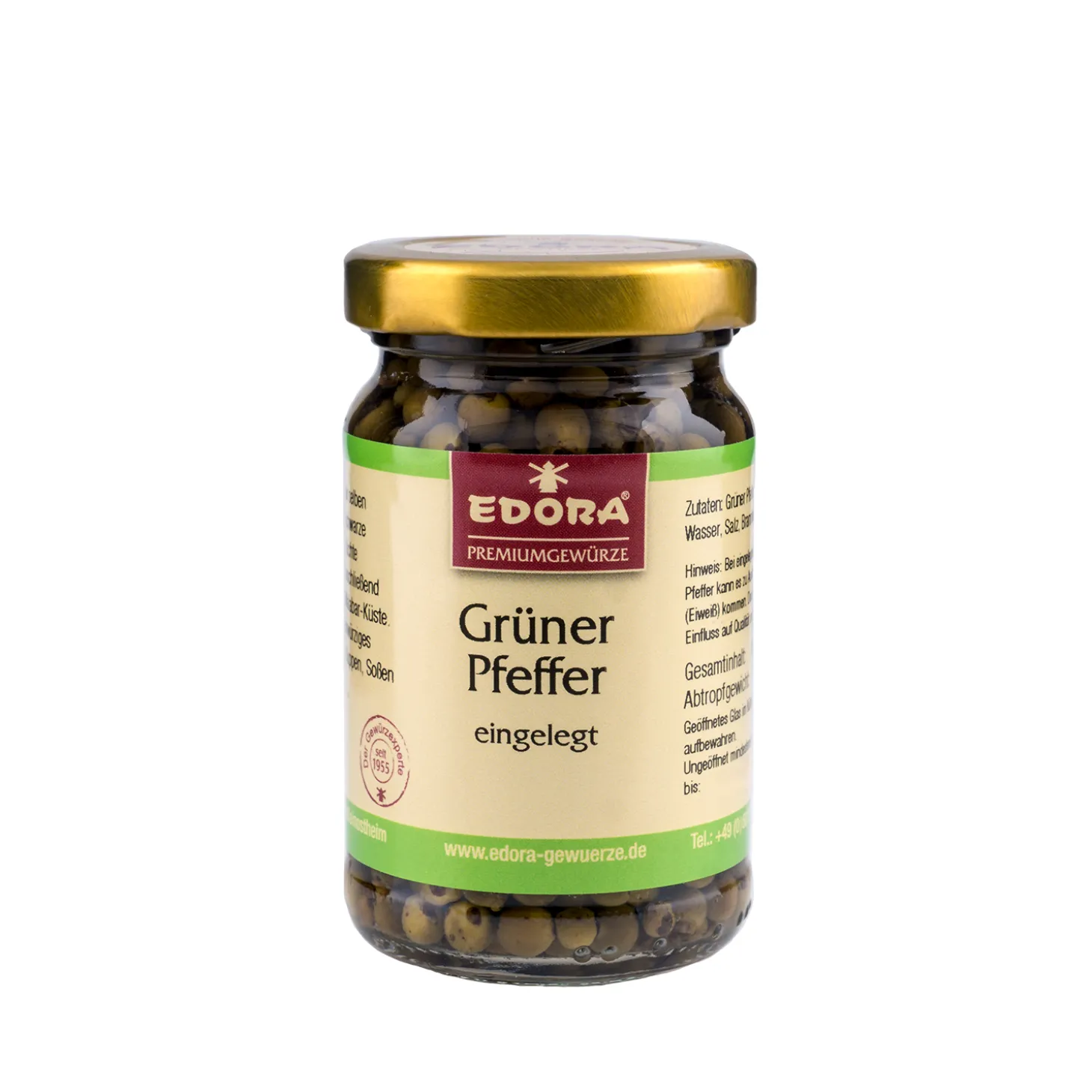 Grüner Pfeffer im Aufguss