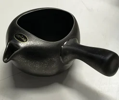 Japankanne (Kyusu) - offen metallic gesprenkelt
