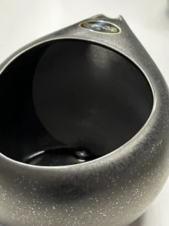 Japankanne (Kyusu) - offen metallic gesprenkelt