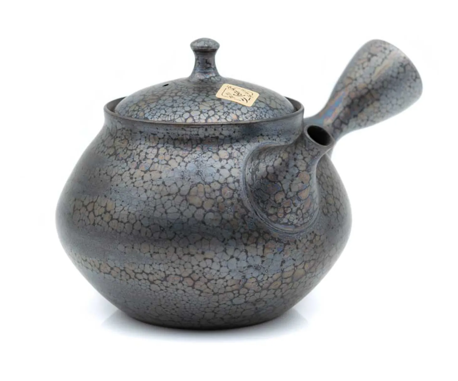 Japankanne (Kyusu) - schwarz-blau Schimmereffekt
