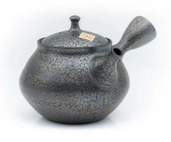Japankanne (Kyusu) - schwarz-blau Schimmereffekt