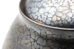 Japankanne (Kyusu) - schwarz-blau Schimmereffekt