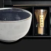 Matchaset Uzu - Bowl, Chasen, Chashaku, Besenhalter