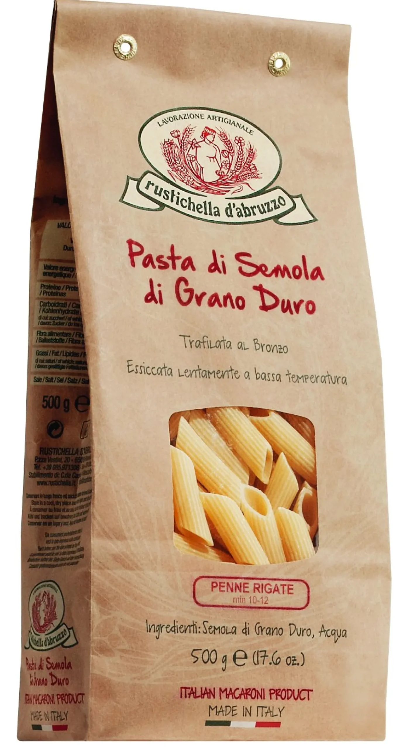 Penne rigate Rustichella d´Abruzzo - Pasta