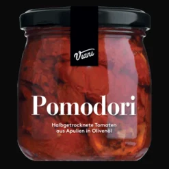 Pomodori - halbgetrocknete Tomaten aus Apulien mit Olivenöl