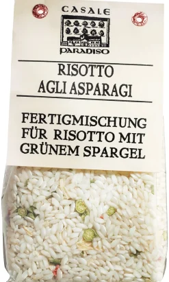 Risotto Reis mit grünem Spargel
