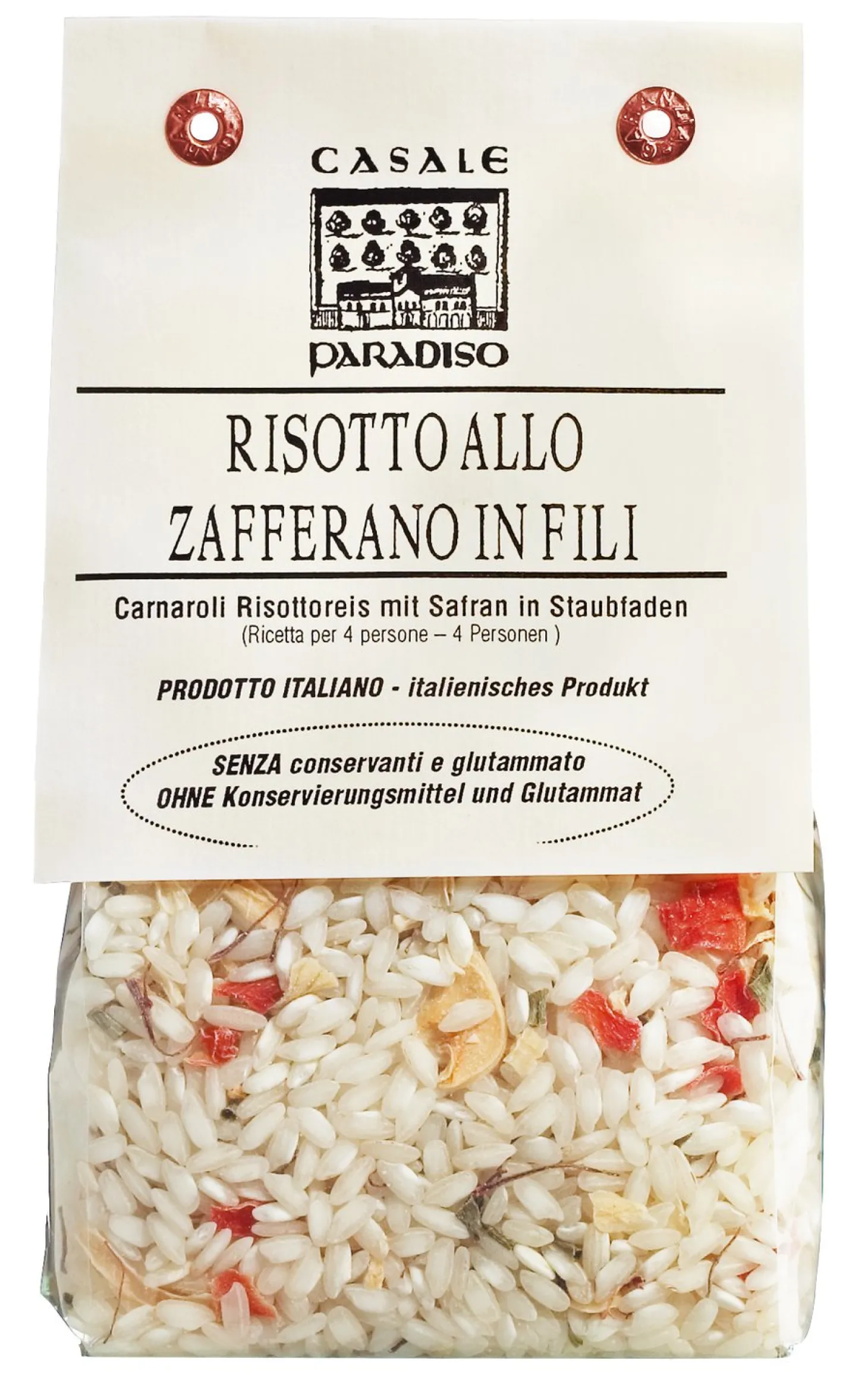 Risotto Reis mit Safranfäden