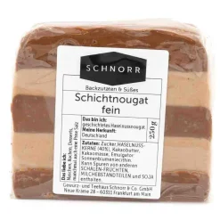 Schichtnougat - hell und dunkel geschichtet