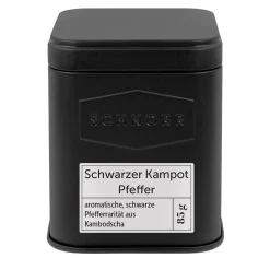 Schwarzer Kampot Pfeffer