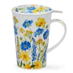 Shetland COTTAGE BORDER BLUE with infuser 0,44L - Dunoon