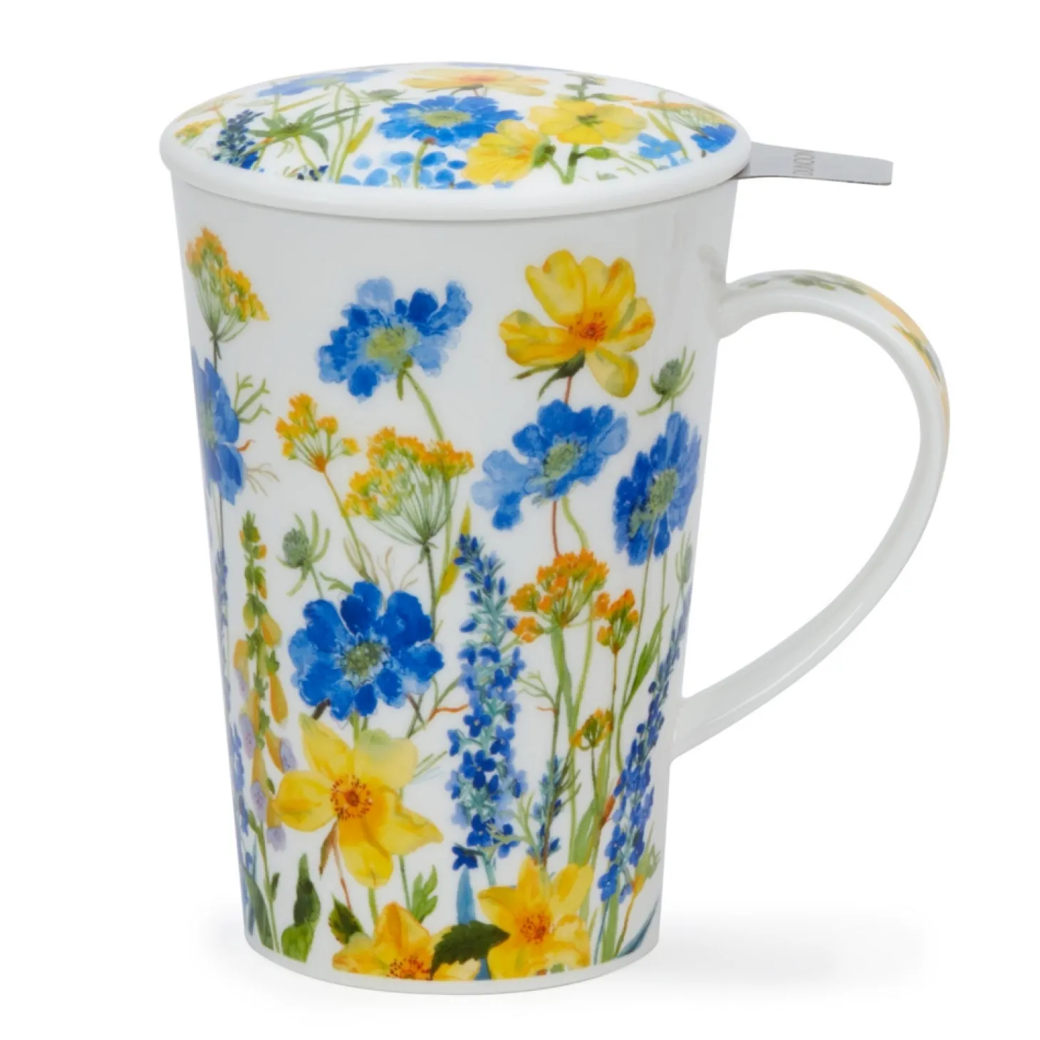 Shetland COTTAGE BORDER BLUE with infuser 0,44L - Dunoon