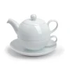 Tea for One Kelly weiss - Kanne 0,5 l, Tasse 0,25