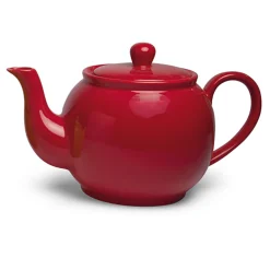 Teekanne Louise, Porzellan, rot, 1,5 l